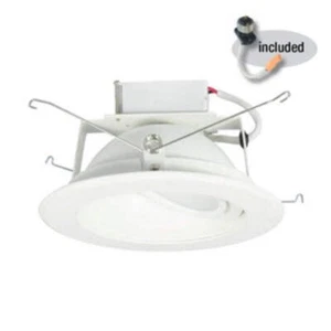 Nora Lighting NLCBC-66935XMPW 6" Cobalt LED Retrofit Adjustable Powder White 35K - Picture 1 of 2