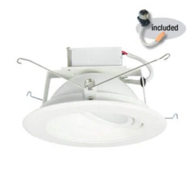 Nora Lighting NLCBC-66935XMPW 6" Cobalt LED Retrofit Adjustable Powder White 35K - Image 1 of 2
