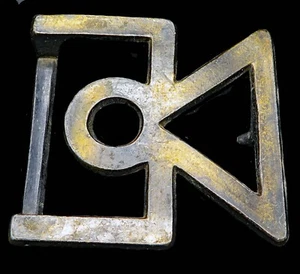 Symbolic Hippie Style Lightweight Vintage Belt Buckle - Picture 1 of 2