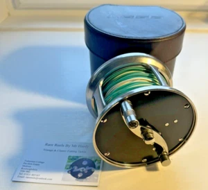 RHW Loop Classic 8-11 Salmon Fly Reel with Backing Spey Fly Line & Case. - Picture 1 of 7