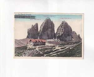 8364) Tre CIME di LAVAREDO - Tres almenas Tirol del Sur - Casa de montaña ¡ANTIGUA! 1912 - Imagen 1 de 2