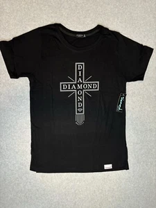 Diamond Supply Co. Skate Life Cross schwarz-weißes Damenshirt Größe Small neu mit Etikett - Bild 1 von 8