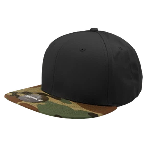 Decky Unisex 6 Panel High Profile Structured Camo Snapback Cap - 1047 - Picture 1 of 29