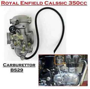 BS29 Carburetor Fits Royal Enfield Classic 350 & Bullet 350 – Fits Old Models - Picture 1 of 6