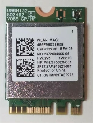 NEW HP 15-SC 15-CS3067ST Wi-Fi 5 Wireless Adapter 915621-001 802.11AC/ABGN + BT - Image 1 of 2