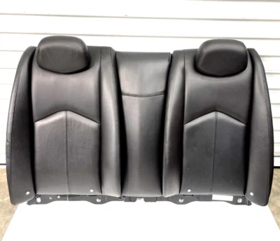 Cadillac CTS 2011-2014 cupé asiento trasero respaldo superior cojín cuero negro OEM Foto 1 de 4