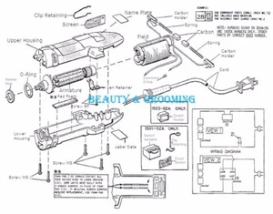 Genuine OSTER Showmaster Shearmaster Clipmaster Motor Parts 120v 220v - Picture 1 of 10