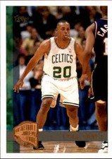 1997-98 Topps Minted in Springfield #160 Tyus Edney Set Break   Celtics 