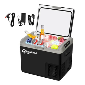 18L Kühlschrank Kompressor Kühlbox 100-240V AC/12V DC elektrisch Kühlbox Camping - Bild 1 von 10