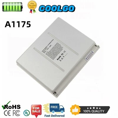6 Cell 5200mAh Battery For Apple MacBook Pro 15" A1175 A1260 2008 Early Laptop - Image 1 of 4