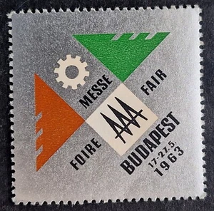 1963 Hungary Messe Fair Budapest Cinderella Unused - Bild 1 von 2