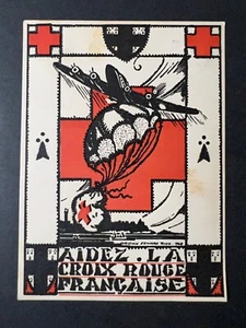 1948 France Red Cross Postcard Cover Liberation of Dinard - Picture 1 of 2