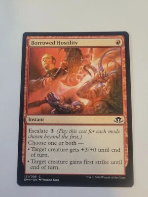 MTG Borrowed Hostility Eldritch Moon 121/205 Regular Common Red - Image 1 of 4
