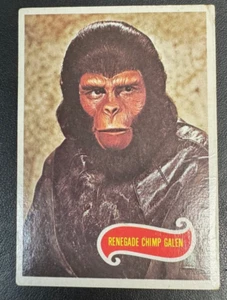 TOPPS APJAC 1967 PLANET OF THE APES TRADING CARDS #1 RENEGADE CHIMP GALEN - Picture 1 of 4