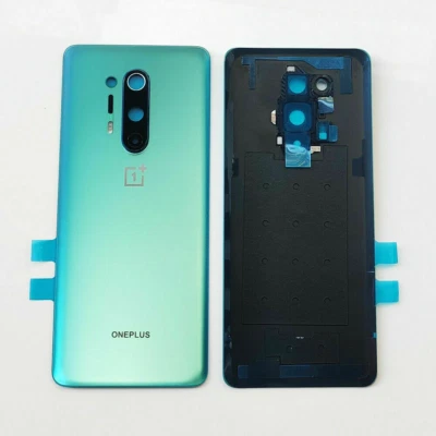 Battery Cover Rear Case Door Back Glass Lens Housing For OnePlus 8 Pro 1+8 Pro - Image 1 of 4