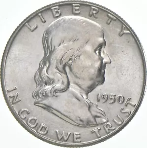 1950 Franklin Half Dollar AU - Picture 1 of 5