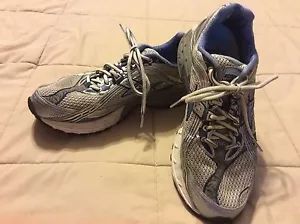Womens Brooks Trance 10 Cross Trainer Shoes Size 9.5 Metallic Blue and Silver - Picture 1 of 8