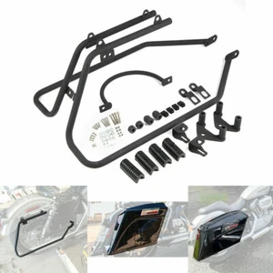 Hard Saddlebag Conversion Brackets mount Kit For Harley Davidson Sportster 04-14 - Picture 1 of 10