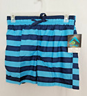 Kanu Surf Men's Swim Trunks Shorts Blue Stripe Size M New with Tags #16216