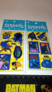 Batman Glamour Sticker, aus 1989, 2 Original Beutel, ungeöffnet, wie neu, s.Foto - Bild 1 von 1