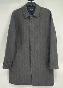 J. CREW Westbourne 100% Wool Yorkshire Tweed by Moon Topcoat Overcoat XLT Tall - Picture 1 of 12