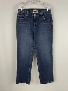 TOMMY HILFIGER Boyfriend Blue Jeans Medium Wash Mid-Rise Women's Size 8 Average - Picture 1 of 10