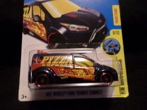 HW HOT WHEELS 2017 HW CITY WORKS TREASURE HUNT #6/10 FORD TRANSIT HOTWHEELS VHTF - Picture 1 of 1
