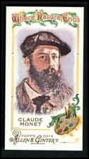 2014 Topps Allen and Ginter Mini Where Nature Ends #WNE22 Claude Monet