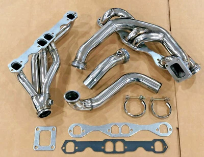For Camaro Firebird LT1 V8 5.7L T4 TURBO MANIFOLDS STAINLESS STEEL 93-97 SS Z28 - Image 1 of 3