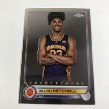2022 Topps Chrome McDonald's All American Dillon Mitchell 53 Texas Longhorns