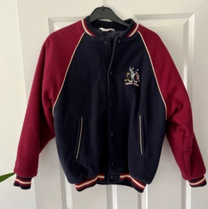 Vintage M&S Marks & Spencer Loony Tunes Varsity Bomber Jacket 13-14Yrs 90's Rare - Picture 1 of 9