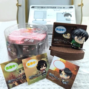 Attack on Titan Levi Ackerman Figure Memo Stand notification cards Set - Picture 1 of 15