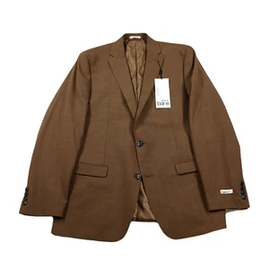 Bar III Slim Fit Sport Coat Mens 44L 44 Brown Wool Blend - Picture 1 of 12