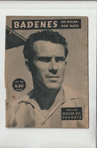 Mini Revista Idolos del Deporte Futbol Jugador Badenes año 1958 (HE-423) - Picture 1 of 1