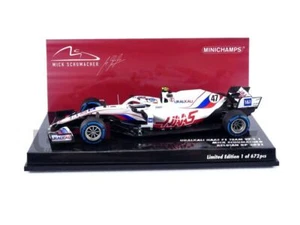 MINICHAMPS 1/43 - HAAS F1 TEAM VF-21 - GP BELGIQUE 2021 (M. SCHUMACHER) 41721134 - Photo 1/4