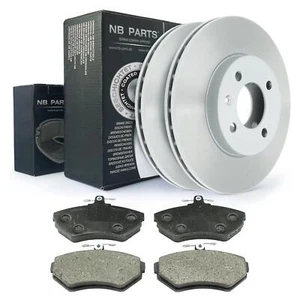 Disques de frein 256 mm plaquettes de frein avant pour VW Golf 3 Lupo Polo Vento Seat Ibiza 2 - Photo 1/3