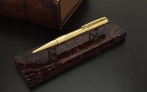 S.T. Dupont Pirates Of The Caribbean Ballpoint Pen With Stand 265101, New In Box - Picture 1 of 10