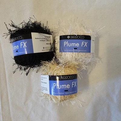 1 Ball Berroco Plume FX Effect #0 Yarn #6701 #6705 #6734 Thread Eyelash 63 yd/ea - Image 1 of 4