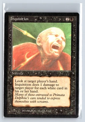 MTG Magic the Gathering Card - 2X Inquisition - The Dark - Common - Image 1 of 4