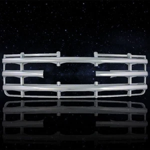Superposición de rejilla ABS cromada con reflejos automáticos para GMC Sierra 2007-2013 - Imagen 1 de 4