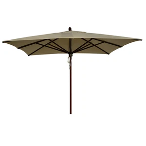 Maffei Timbers Gartenschirm aus Polyma 300 x 200 cm, Mittelstange 48 mm ecru - Bild 1 von 3