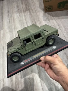 Maisto 1998 edición especial Hummer verde militar techo blando escala 1:18 diecast - Imagen 1 de 8