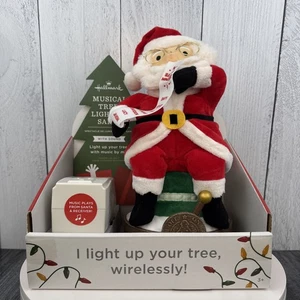 Hallmark 2023 Musical Tree Lighting Santa w/ Sound Songs Wireless *BRAND NEW* - Picture 1 of 8