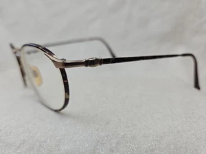 VETRI VINTAGE GIORGIO ARMANI MONTATURA METALLO 49 18 135 Full Frame Tartaruga - Italia - Foto 1 di 8