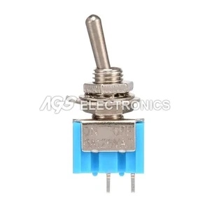 4 x MTS-101 Deviatore subminiatura a leva unipolare ON-OFF-ON, 2 pin (4 pezzi) - Picture 1 of 1