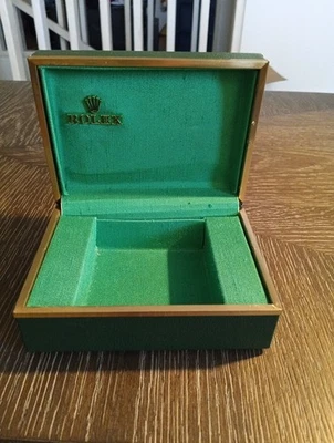 1970s Rolex Bufkor Mens Watch Display Box with Bevelled Shape Base. #5 Box Only - Image 1 of 4