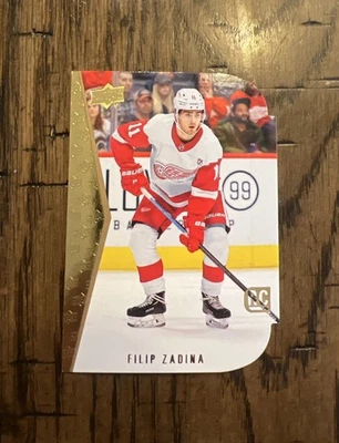 2019-20 upper deck hockey series 1 Filip Zadina Die Cut Insert RC Card #2 - Image 1 of 2