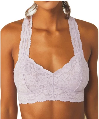 Free People Women's Galloon Racerback Bralette Orchid Large - Image 1 of 4