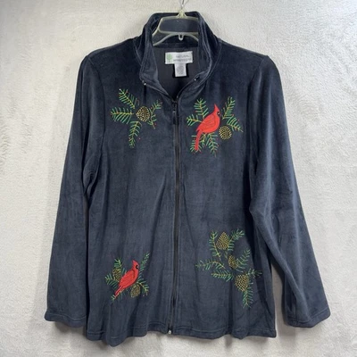 Женская велюровая куртка Natural Impressions L Cardinal Christmas Winter Sparkle - Изображение 1 из 4