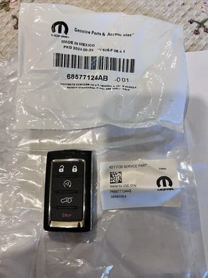 NUEVO OEM 2024-2025 Jeep Grand Cherokee Control Remoto de Proximidad Llavero Inteligente 2BAHD-KFW1 Foto 1 de 4